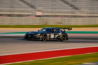 #63 Mercedes-AMG GT3 of David Askew and Ryan Dalziel, DXDT Racing, GT3 Pro-Am, SRO America, Circuit of the Americas, Austin TX, September 2020.
 | SRO Motorsports Group