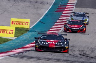 #1 Ferrari 488 GT3 of Martin Fuentes and Rodrigo Baptista, TR3 Racing, GT3 Pro-Am, SRO America, Circuit of the Americas, Austin TX, September 2020.
 | Brian Cleary/SRO