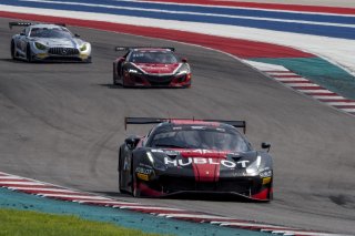 #1 Ferrari 488 GT3 of Martin Fuentes and Rodrigo Baptista, TR3 Racing, GT3 Pro-Am, SRO America, Circuit of the Americas, Austin TX, September 2020.
 | Brian Cleary/SRO