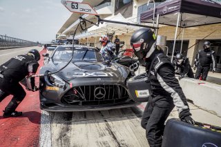 #63 Mercedes-AMG GT3 of David Askew and Ryan Dalziel, DXDT Racing, GT3 Pro-Am, SRO America, Circuit of the Americas, Austin TX, September 2020.
 | Brian Cleary/SRO