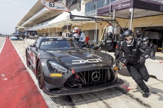#63 Mercedes-AMG GT3 of David Askew and Ryan Dalziel, DXDT Racing, GT3 Pro-Am, SRO America, Circuit of the Americas, Austin TX, September 2020.
 | Brian Cleary/SRO