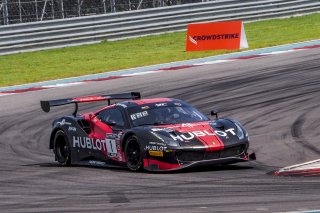 #1 Ferrari 488 GT3 of Martin Fuentes and Rodrigo Baptista, TR3 Racing, GT3 Pro-Am, SRO America, Circuit of the Americas, Austin TX, September 2020.
 | Brian Cleary/SRO