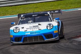 #20 Porsche 911 GT3 R of Fred Poordad and Jan Heylen, Wright Motorsports, GT3 Am, SRO America, Circuit of the Americas, Austin TX, September 2020.
 | Brian Cleary/SRO