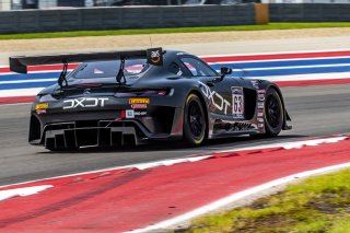 #63 Mercedes-AMG GT3 of David Askew and Ryan Dalziel, DXDT Racing, GT3 Pro-Am, SRO America, Circuit of the Americas, Austin TX, September 2020.
 | Brian Cleary/SRO