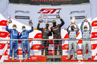 #1 Ferrari 488 GT3 of Martin Fuentes and Rodrigo Baptista, TR3 Racing, GT3 Pro-Am, SRO America, Circuit of the Americas, Austin TX, September 2020.
 | Brian Cleary/SRO