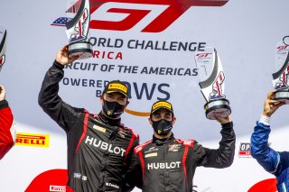 #1 Ferrari 488 GT3 of Martin Fuentes and Rodrigo Baptista, TR3 Racing, GT3 Pro-Am, SRO America, Circuit of the Americas, Austin TX, September 2020.
 | Brian Cleary/SRO