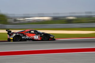 #1 Ferrari 488 GT3 of Martin Fuentes and Rodrigo Baptista, TR3 Racing, GT3 Pro-Am,    
2020 SRO Motorsports Group - COTA2, Austin TX
Photographer: Gavin Baker/SRO | &copy; 2020 Gavin Baker
