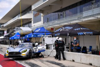 #33 Mercedes-AMG GT3 of Alec Udell and Russell Ward, Winward Racing, GT3 Pro-Am,     
2020 SRO Motorsports Group - COTA2, Austin TX
Photographer: Gavin Baker/SRO | &copy; 2020 Gavin Baker
