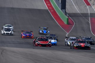 #1 Ferrari 488 GT3 of Martin Fuentes and Rodrigo Baptista, TR3 Racing, GT3 Pro-Am,   
#93 Acura NSX GT3 of Shelby Blackstock and Trent Hindman,  Racers Edge Motorsports, GT3 Pro-Am,  
2020 SRO Motorsports Group - COTA2, Austin TX
Photographer: Gavin Baker | &copy; 2020 Gavin Baker
