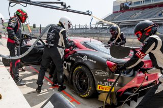 #1 Ferrari 488 GT3 of Martin Fuentes and Rodrigo Baptista, TR3 Racing, GT3 Pro-Am, SRO America, Circuit of the Americas, Austin TX, September 2020.
 | SRO Motorsports Group