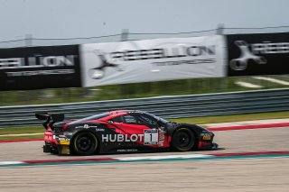 #1 Ferrari 488 GT3 of Martin Fuentes and Rodrigo Baptista, TR3 Racing, GT3 Pro-Am, SRO America, Circuit of the Americas, Austin TX, September 2020.
 | Sarah Weeks/SRO             