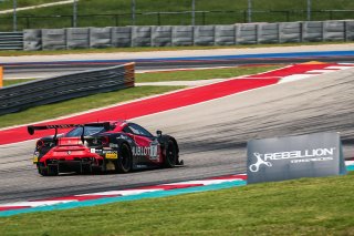 #1 Ferrari 488 GT3 of Martin Fuentes and Rodrigo Baptista, TR3 Racing, GT3 Pro-Am, SRO America, Circuit of the Americas, Austin TX, September 2020.
 | Sarah Weeks/SRO             