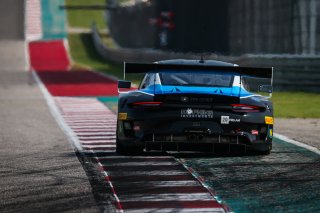 #20 Porsche 911 GT3 R of Fred Poordad and Jan Heylen, Wright Motorsports, GT3 Am, SRO America, Circuit of the Americas, Austin TX, September 2020.
 | Sarah Weeks/SRO             