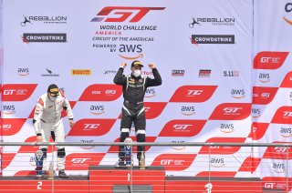 #31 Ferrari 488 GT3 of Mark Issa, TR3 Racing, GT Sports Club, Overall,    
#27 Audi R8 LMS of Jason Daskalos, Daskalos Motorsports, GT Sports Club, Overall, 
2020 SRO Motorsports Group - COTA2, Austin TX
Photographer: Gavin Baker/SRO | &copy; 2020 Gavin Baker
