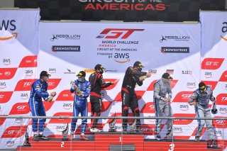 #1 Ferrari 488 GT3 of Martin Fuentes and Rodrigo Baptista, TR3 Racing, GT3 Pro-Am,    
#20 Porsche 911 GT3 R of Fred Poordad and Jan Heylen, Wright Motorsports,, GT3 Am, 
#63 Mercedes-AMG GT3 of David Askew and Ryan Dalziel, DXDT Racing, GT3 Pro-Am,   
20 | &copy; 2020 Gavin Baker
