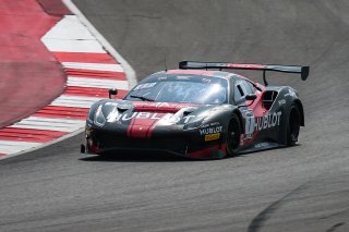 #1 Ferrari 488 GT3 of Martin Fuentes and Rodrigo Baptista, TR3 Racing, GT3 Pro-Am, SRO America, Circuit of the Americas, Austin TX, September 2020.
 | Sarah Weeks/SRO             