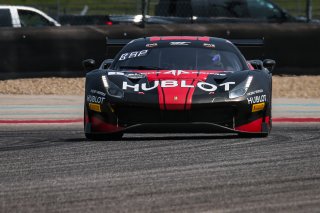 #1 Ferrari 488 GT3 of Martin Fuentes and Rodrigo Baptista, TR3 Racing, GT3 Pro-Am, SRO America, Circuit of the Americas, Austin TX, September 2020.
 | Sarah Weeks/SRO             