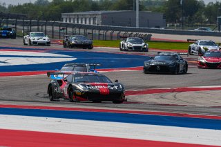 #1 Ferrari 488 GT3 of Martin Fuentes and Rodrigo Baptista, TR3 Racing, GT3 Pro-Am, SRO America, Circuit of the Americas, Austin TX, September 2020.
 | SRO Motorsports Group