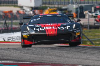 #1 Ferrari 488 GT3 of Martin Fuentes and Rodrigo Baptista, TR3 Racing, GT3 Pro-Am, SRO America, Circuit of the Americas, Austin TX, September 2020.
 | SRO Motorsports Group