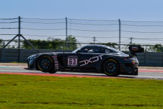 #63 Mercedes-AMG GT3 of David Askew and Ryan Dalziel, DXDT Racing, GT3 Pro-Am, SRO America, Circuit of the Americas, Austin TX, September 2020.
 | SRO Motorsports Group