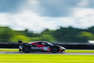 #1 Ferrari 488 GT3 of Martin Fuentes and Rodrigo Baptista, TR3 Racing, GT3 Pro-Am,  SRO America, Road America,  Elkhart Lake,  WI, July 2020. | Fabian Lagunas/SRO
