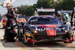#1 Ferrari 488 GT3 of Martin Fuentes and Rodrigo Baptista, TR3 Racing, GT3 Pro-Am, SRO America, Road America, Elkhart Lake, WI, July 2020.
 | Brian Cleary/SRO