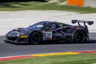 #31 Ferrari 488 GT3 of Mark Issa, TR3 Racing, GT Sports Club, Overall, SRO America, Road America, Elkhart Lake, WI, July 2020.
 | Brian Cleary/SRO