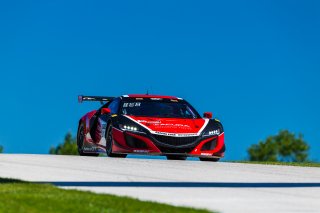 #93 Acura NSX GT3 of Shelby Blackstock and Trent Hindman,  Racers Edge Motorsports, GT3 Pro-Am, SRO America, Road America,  Elkhart Lake,  WI, July 2020. | Fabian Lagunas/SRO