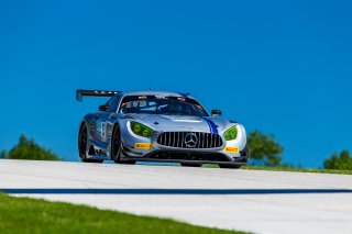 #33 Mercedes-AMG GT3 of Indy Dontje and Russell Ward, Winward Racing, GT3 Pro-Am,   SRO America, Road America,  Elkhart Lake,  WI, July 2020. | Fabian Lagunas/SRO