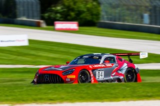 #04 Mercedes-AMG GT3 of George Kurtz and Colin Braun, DXDT Racing, GT3 Pro-Am,   SRO America, Road America,  Elkhart Lake,  WI, July 2020. | Fabian Lagunas/SRO