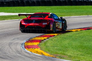 #93 Acura NSX GT3 of Shelby Blackstock and Trent Hindman,  Racers Edge Motorsports, GT3 Pro-Am, SRO America, Road America,  Elkhart Lake,  WI, July 2020. | Fabian Lagunas/SRO