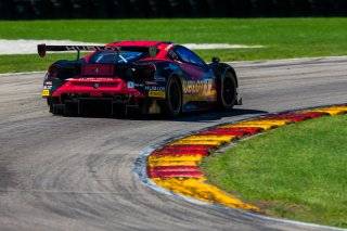 #1 Ferrari 488 GT3 of Martin Fuentes and Rodrigo Baptista, TR3 Racing, GT3 Pro-Am,  SRO America, Road America,  Elkhart Lake,  WI, July 2020. | Fabian Lagunas/SRO