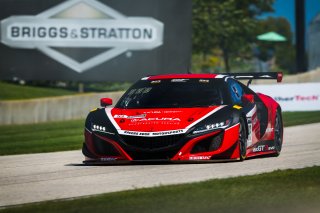 #93 Acura NSX GT3 of Shelby Blackstock and Trent Hindman,  Racers Edge Motorsports, GT3 Pro-Am, SRO America, Road America,  Elkhart Lake,  WI, July 2020. | Fabian Lagunas/SRO