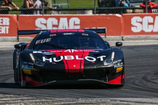 #1 Ferrari 488 GT3 of Martin Fuentes and Rodrigo Baptista, TR3 Racing, GT3 Pro-Am, SRO America, Road America, Elkhart Lake, WI, August 2020.
 | Sarah Weeks/SRO             