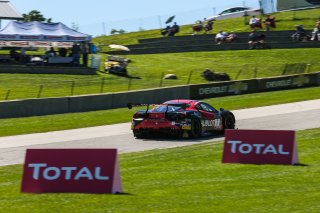 #1 Ferrari 488 GT3 of Martin Fuentes and Rodrigo Baptista, TR3 Racing, GT3 Pro-Am, SRO America, Road America, Elkhart Lake, WI, August 2020.
 | Sarah Weeks/SRO             