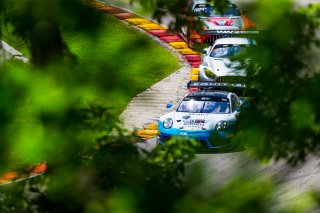 #20 Porsche 911 GT3 R of Fred Poordad and Max Root, Wright Motorsports,, GT3 Am, SRO America, Road America,  Elkhart Lake,  WI, July 2020. | Fabian Lagunas/SRO