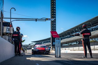 #31 Audi R8 LMS GT3 of Mirko Bortolotti, Spencer Pumpelly, and Markus Winkelhock, Audi Sport Team Hardpoint WRT, GT3 Overall, SRO, Indianapolis Motor Speedway, Indianapolis, IN, September 2020.
 | Regis Lefebure/SRO                                       