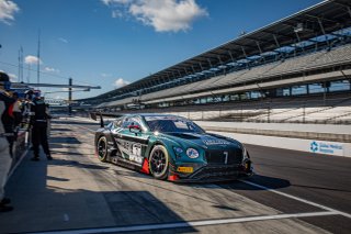 #7 Bentley Continental GT3 of Jules Gounon, Maxime Soulte, and Jordan Pepper, K-Pax Racing, GT3 OverallSRO, Indianapolis Motor Speedway, Indianapolis, IN, September 2020.
 | Regis Lefebure/SRO                                       