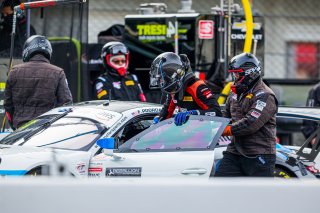 #20 Porsche 911 GT3 R of Fred Poordad, Max Root and Jan Heylen, Wright Motorsports/Robert Viglione, GT3 Silver CupIN, Indianapolis, Indianapolis Motor Speedway, SRO, September 2020.
 | Fabian Lagunas/SRO