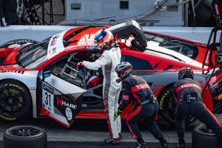 #31 Audi R8 LMS GT3 of Mirko Bortolotti, Spencer Pumpelly, and Markus Winkelhock, Audi Sport Team Hardpoint WRT, GT3 Overall, SRO, Indianapolis Motor Speedway, Indianapolis, IN, September 2020.
 | Regis Lefebure/SRO                                       