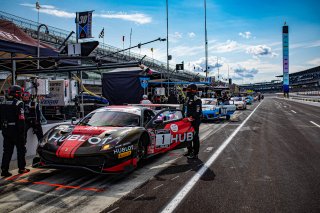 #1 Ferrari 488 GT3 of Martin Fuentes, Rodrigo Baptista, Squadra Corse, GT3 TBC, SRO, Indianapolis Motor Speedway, Indianapolis, IN, September 2020.
 | Regis Lefebure/SRO                                       