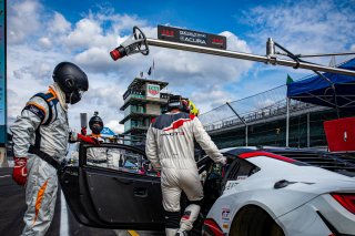 #30 Acura-Honda NSX GT3 Evo of Mario Farnbacher, Dane Cameron, and Renger van der Zande, Team Honda Racing, GT3 Overall, SRO, Indianapolis Motor Speedway, Indianapolis, IN, September 2020.
 | Regis Lefebure/SRO                                       