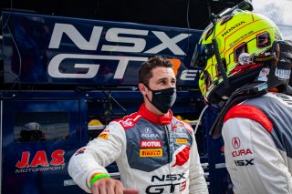 #30 Acura-Honda NSX GT3 Evo of Mario Farnbacher, Dane Cameron, and Renger van der Zande, Team Honda Racing, GT3 Overall, SRO, Indianapolis Motor Speedway, Indianapolis, IN, September 2020.
 | Regis Lefebure/SRO                                       