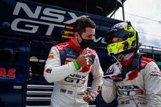 #30 Acura-Honda NSX GT3 Evo of Mario Farnbacher, Dane Cameron, and Renger van der Zande, Team Honda Racing, GT3 Overall, SRO, Indianapolis Motor Speedway, Indianapolis, IN, September 2020.
 | Regis Lefebure/SRO                                       