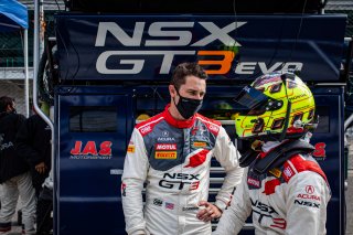 #30 Acura-Honda NSX GT3 Evo of Mario Farnbacher, Dane Cameron, and Renger van der Zande, Team Honda Racing, GT3 Overall, SRO, Indianapolis Motor Speedway, Indianapolis, IN, September 2020.
 | Regis Lefebure/SRO                                       