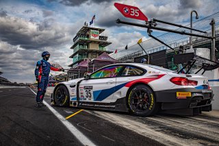 #35 BMW M6 GT3 of Martin Tomczyck, Nicholas Yelloly, and David Pittard, Walkenhorst Motorsport, GT3 Overall, SRO, Indianapolis Motor Speedway, Indianapolis, IN, September 2020.
 | Regis Lefebure/SRO                                       