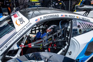 #20 Porsche 911 GT3 R of Fred Poordad, Max Root and Jan Heylen, Wright Motorsports/Robert Viglione, GT3 Silver CupSRO, Indianapolis Motor Speedway, Indianapolis, IN, September 2020.
 | SRO Motorsports Group