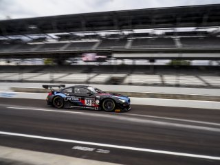 #34 BMW M6 GT3 of Nicky Catsburg, Connor De Phillippi, and Augusto Farfus, Walkenhorst Motorsport, GT3 Overall, SRO, Indianapolis Motor Speedway, Indianapolis, IN, September 2020.
 | Brian Cleary/SRO