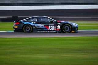 #34 BMW M6 GT3 of Nicky Catsburg, Connor De Phillippi, and Augusto Farfus, Walkenhorst Motorsport, GT3 Overall, IN, Indianapolis, Indianapolis Motor Speedway, SRO, September 2020.
 | Fabian Lagunas/SRO