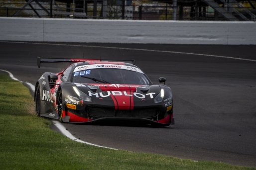 #1 Ferrari 488 GT3 of Martin Fuentes, Rodrigo Baptista, Squadra Corse, GT3 TBC, SRO, Indianapolis Motor Speedway, Indianapolis, IN, September 2020.
 | Brian Cleary/SRO